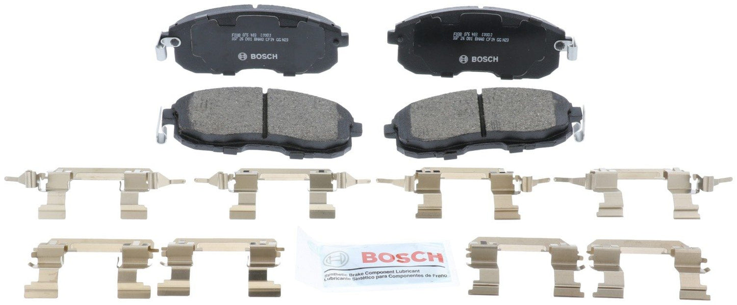 Front View of Front Disc Brake Pad Set BOSCH BC815