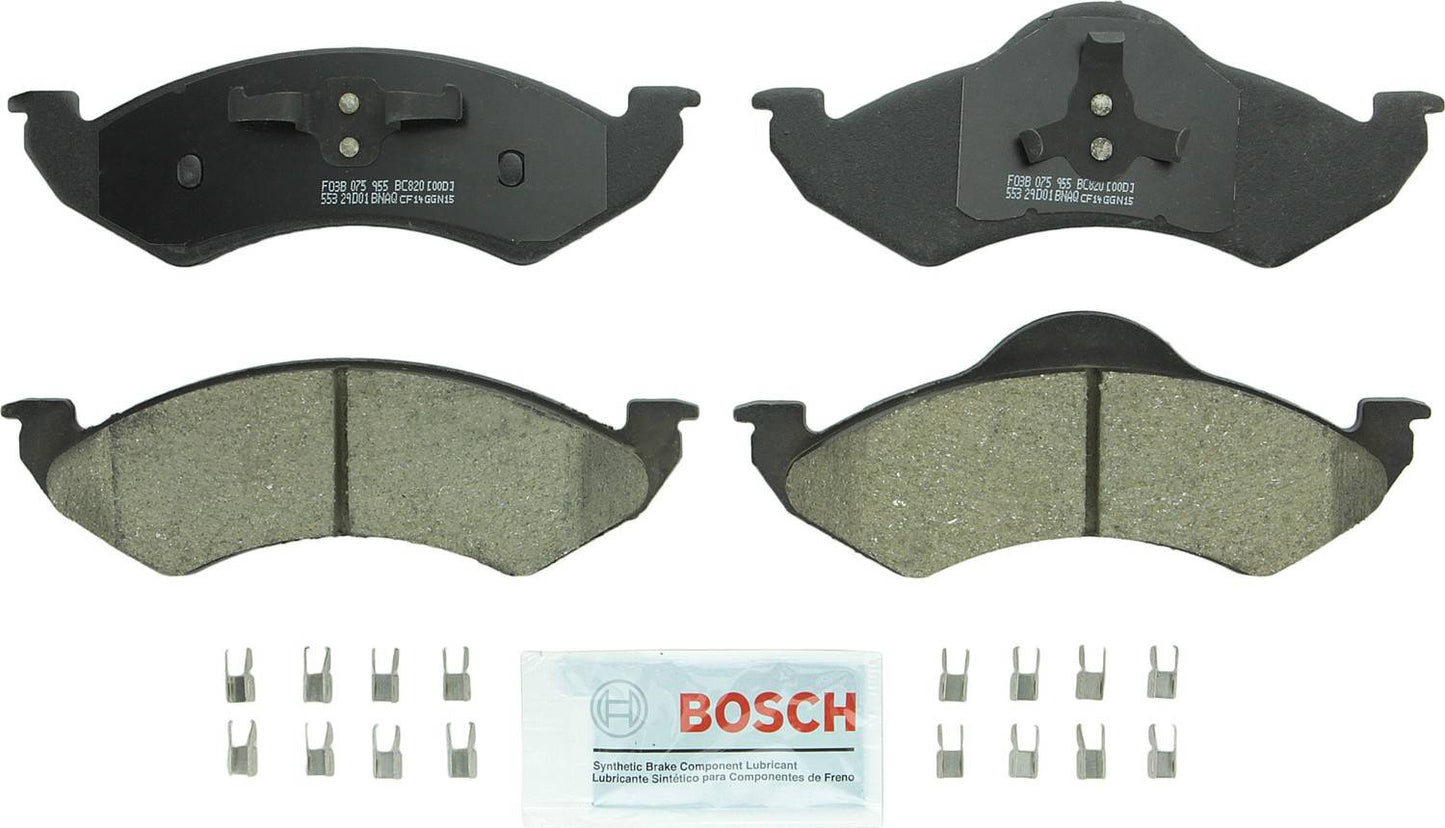 Top View of Front Disc Brake Pad Set BOSCH BC820