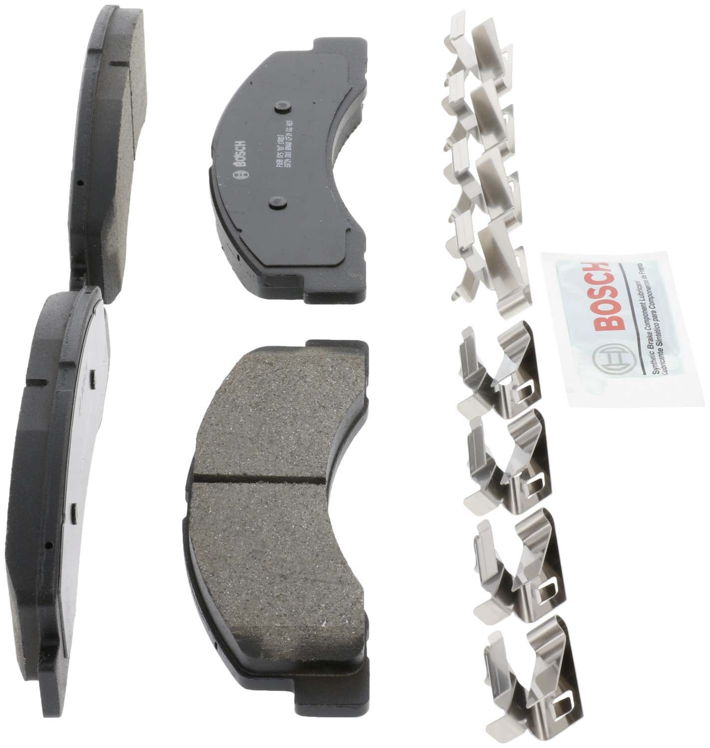 Right View of Front Disc Brake Pad Set BOSCH BC824