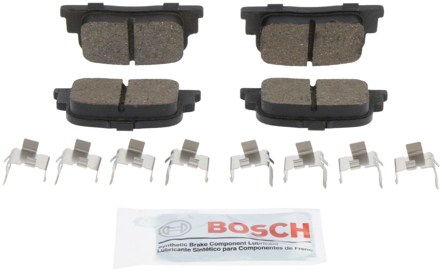 Front View of Rear Disc Brake Pad Set BOSCH BC835