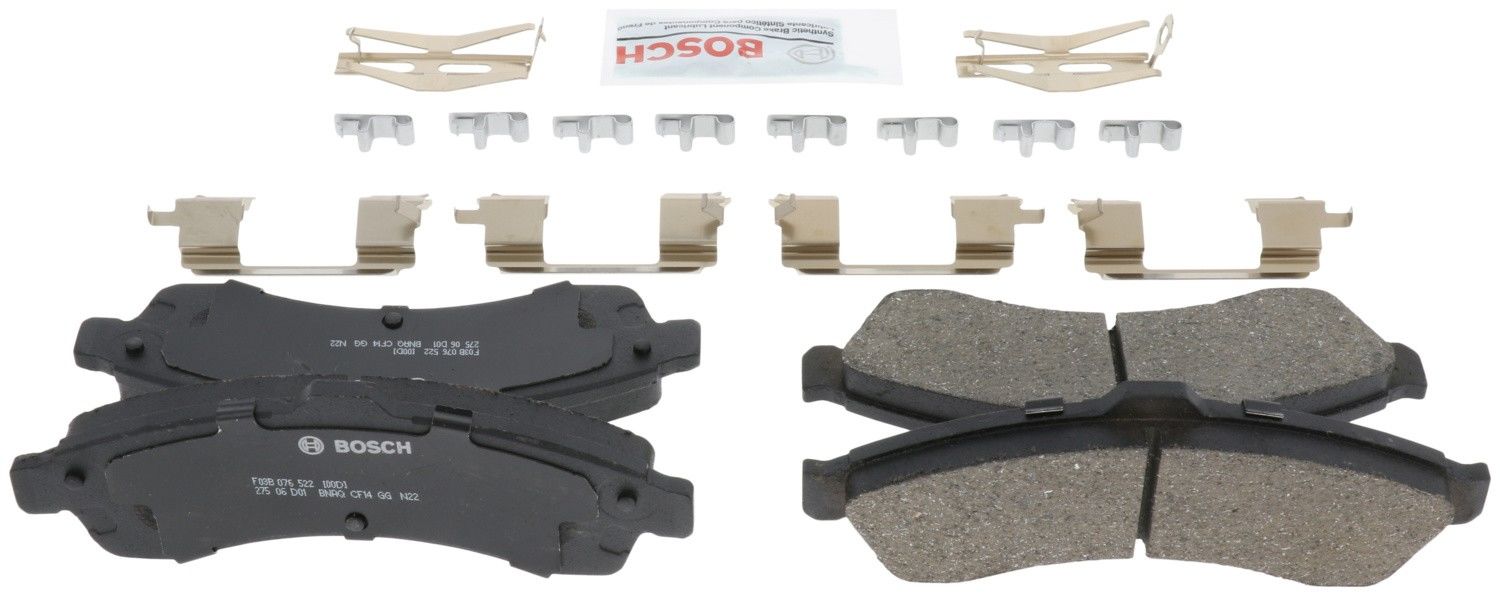 Back View of Front Disc Brake Pad Set BOSCH BC882