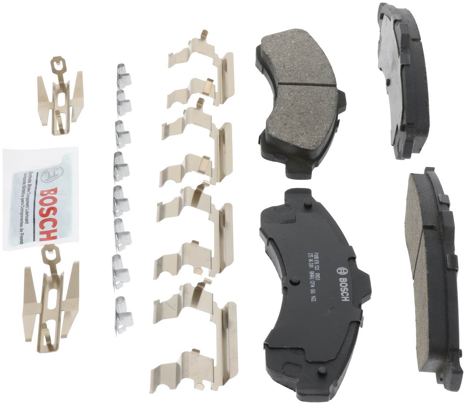 Left View of Front Disc Brake Pad Set BOSCH BC882