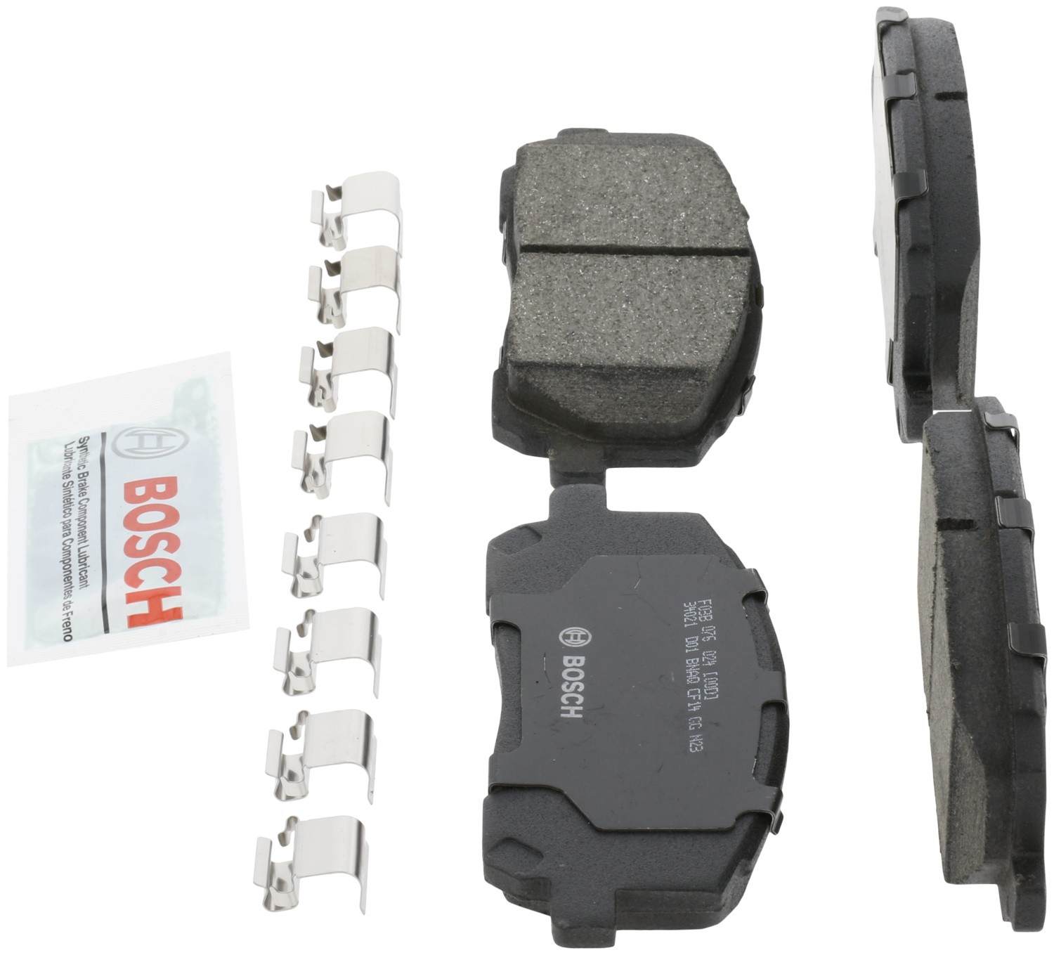 Left View of Front Disc Brake Pad Set BOSCH BC884