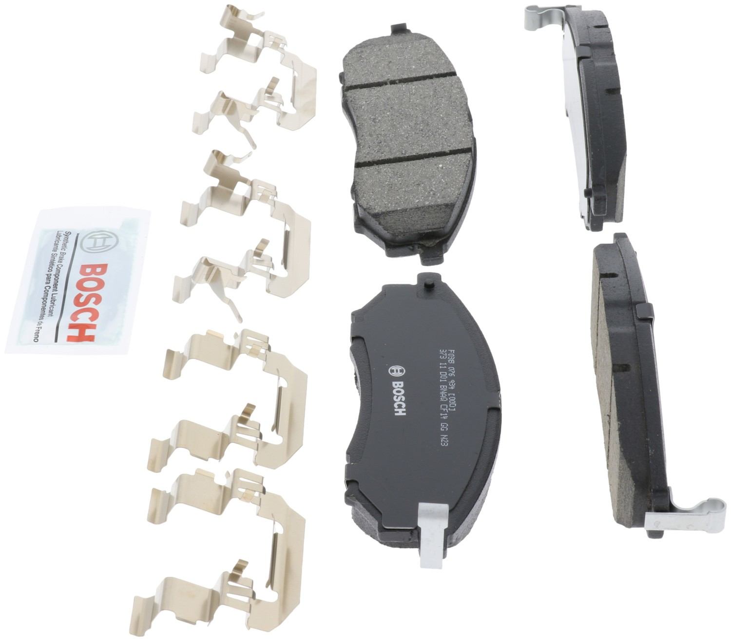 Left View of Front Disc Brake Pad Set BOSCH BC888