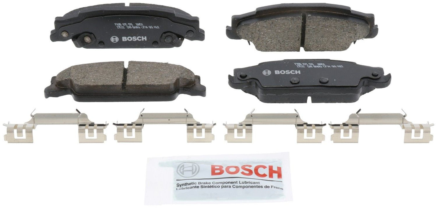 Front View of Rear Disc Brake Pad Set BOSCH BC922