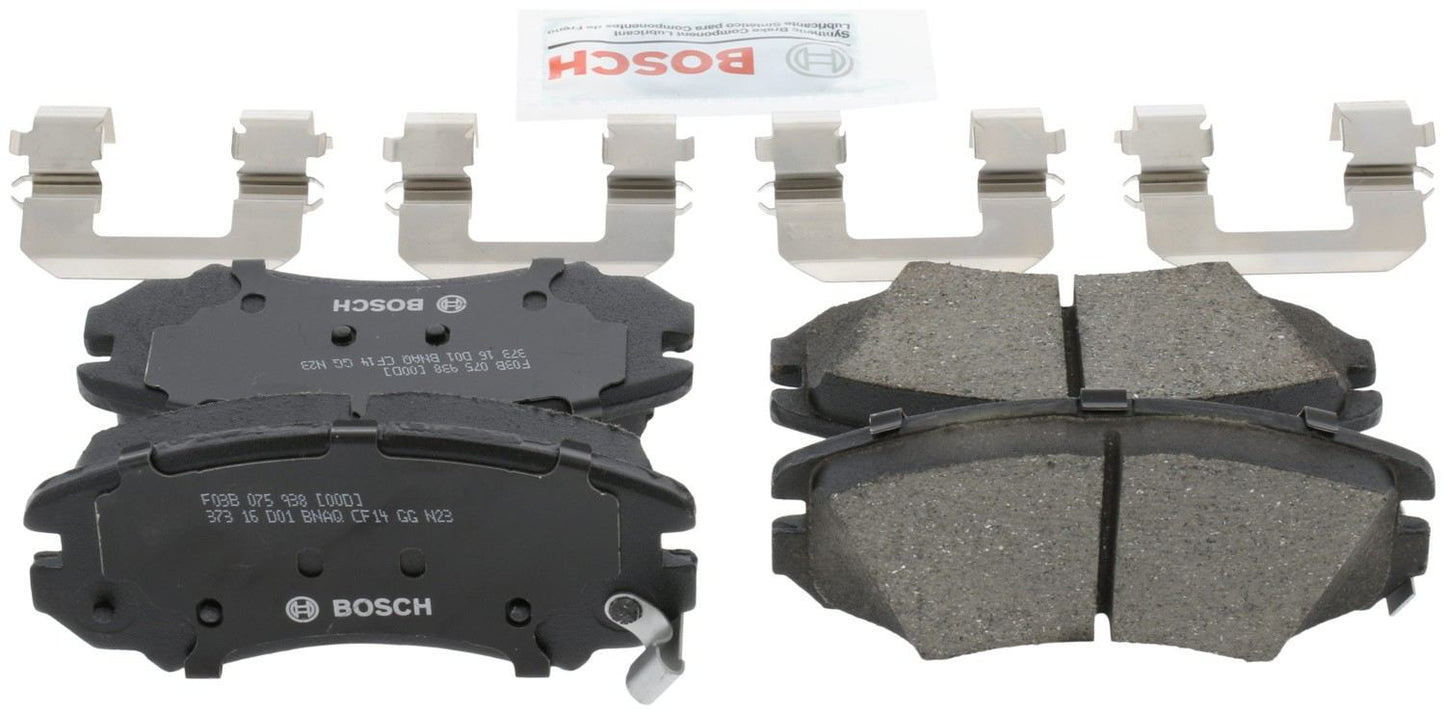 Back View of Front Disc Brake Pad Set BOSCH BC924