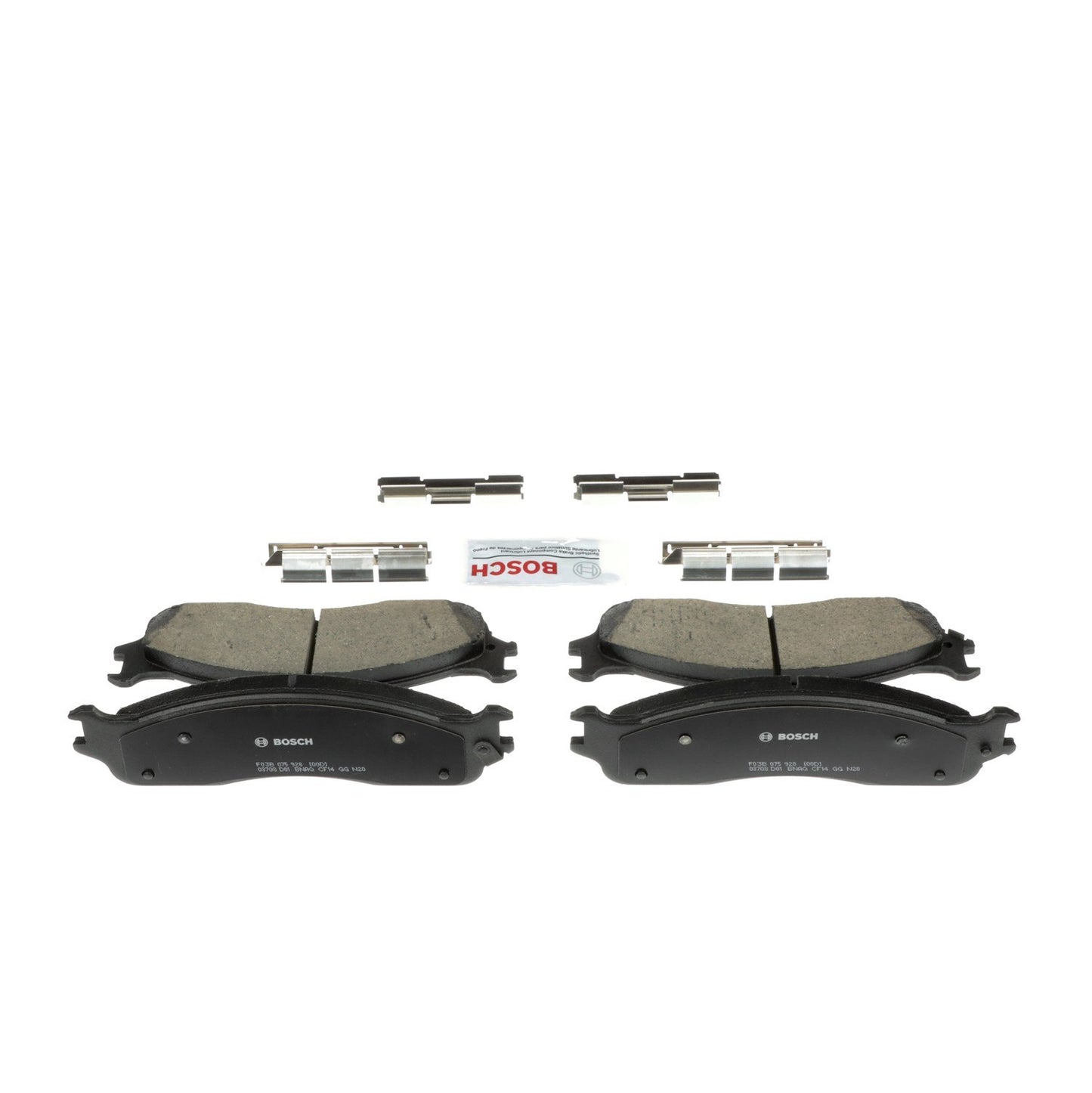 Right View of Front Disc Brake Pad Set BOSCH BC965