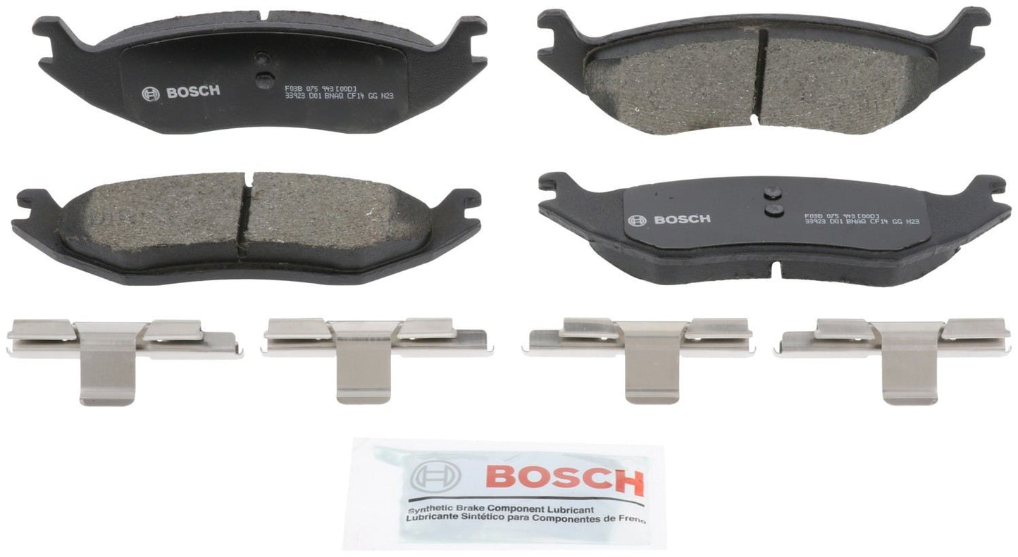 Front View of Rear Disc Brake Pad Set BOSCH BC967