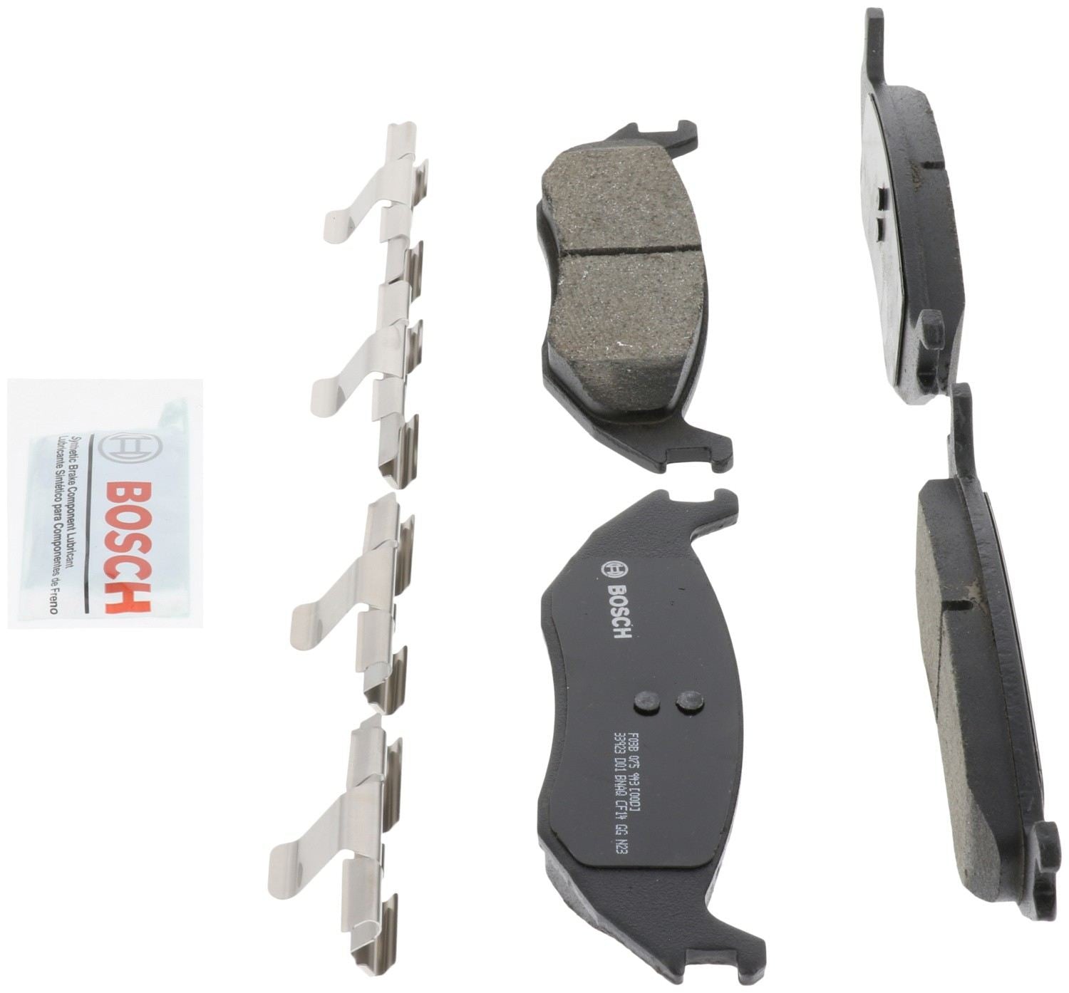 Left View of Rear Disc Brake Pad Set BOSCH BC967