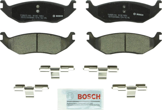 Top View of Rear Disc Brake Pad Set BOSCH BC967