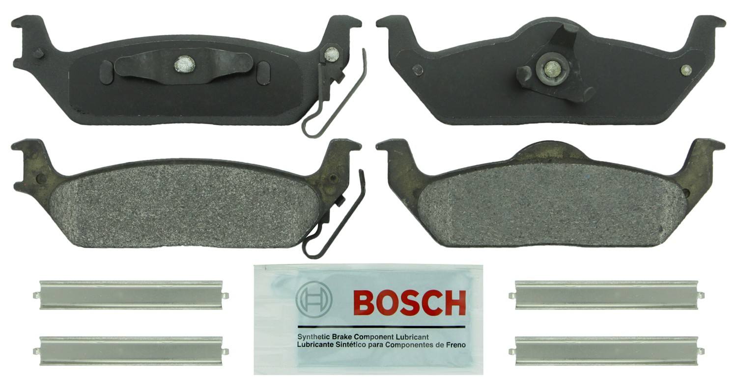 Front View of Rear Disc Brake Pad Set BOSCH BE1012H