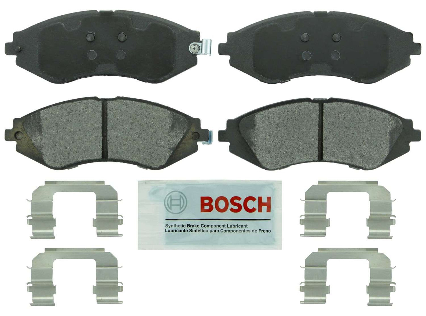 Front View of Front Disc Brake Pad Set BOSCH BE1035H