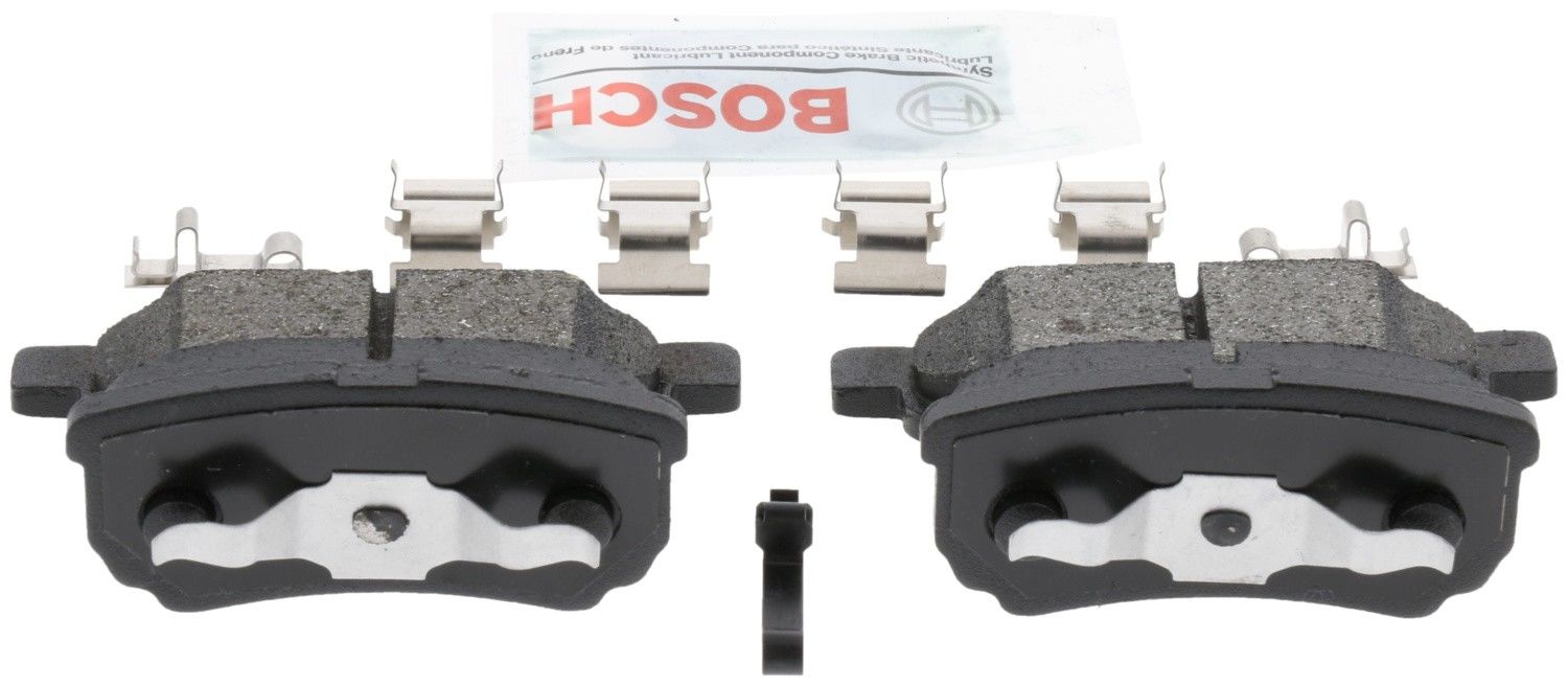 Back View of Rear Disc Brake Pad Set BOSCH BE1037H