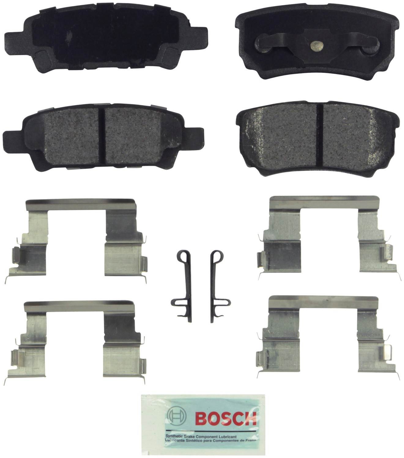 Kit View of Rear Disc Brake Pad Set BOSCH BE1037H