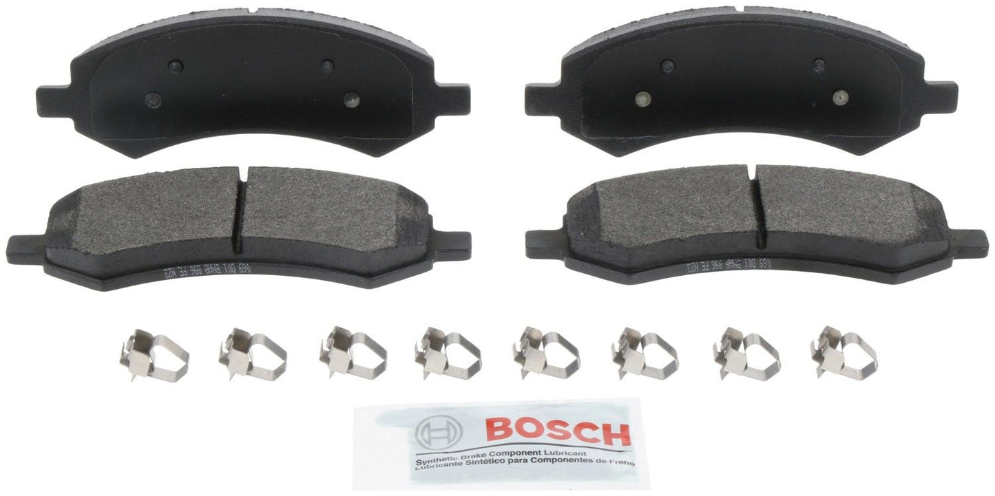 Front View of Front Disc Brake Pad Set BOSCH BE1084H