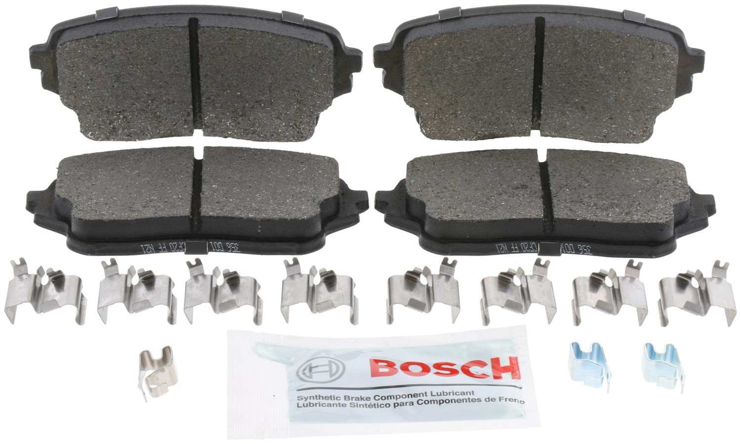 Front View of Front Disc Brake Pad Set BOSCH BE1105H