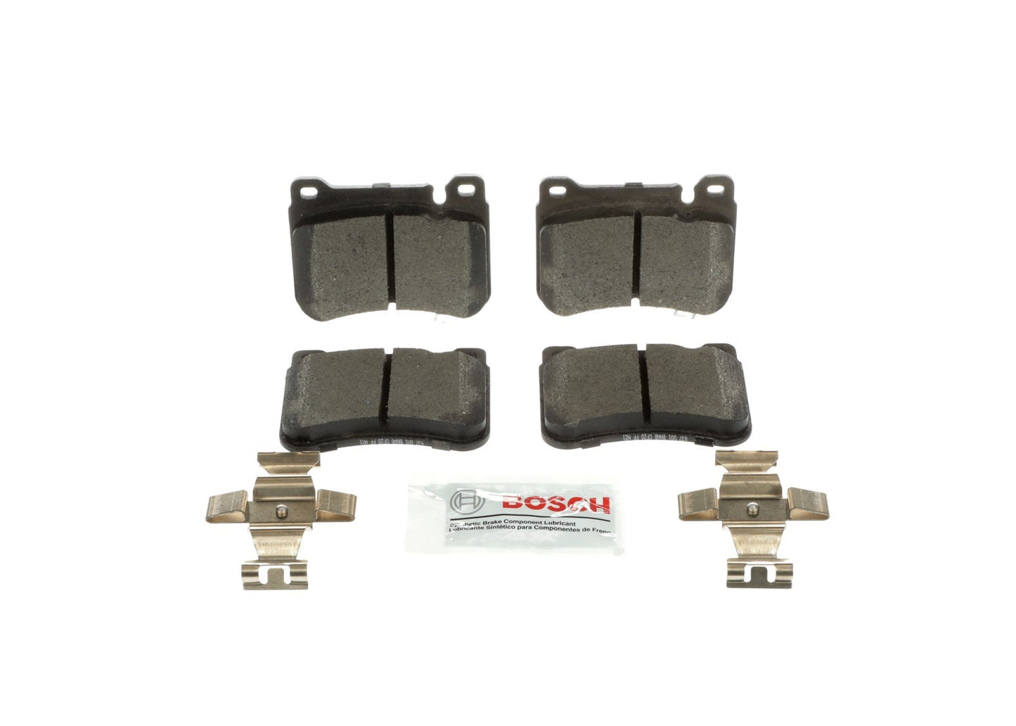 Front View of Front Disc Brake Pad Set BOSCH BE1121H