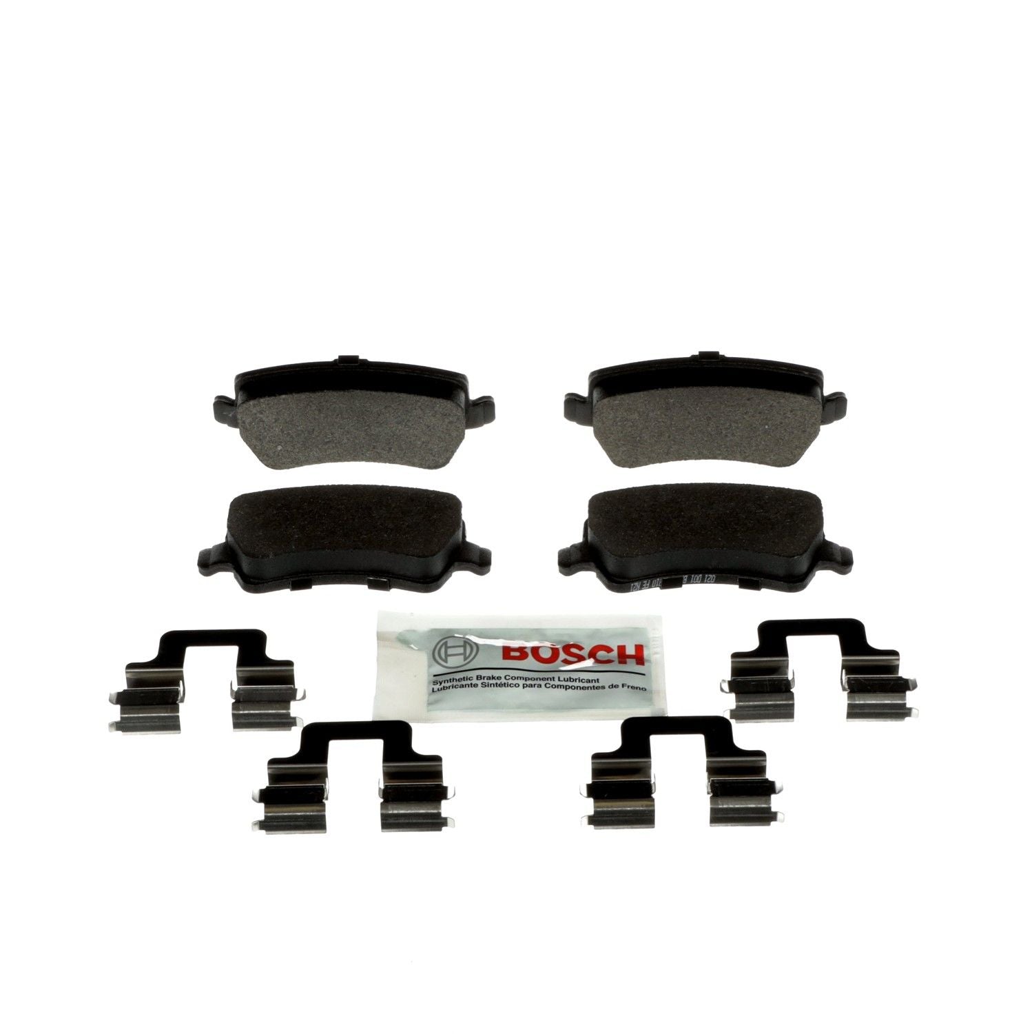 Front View of Rear Disc Brake Pad Set BOSCH BE1307H