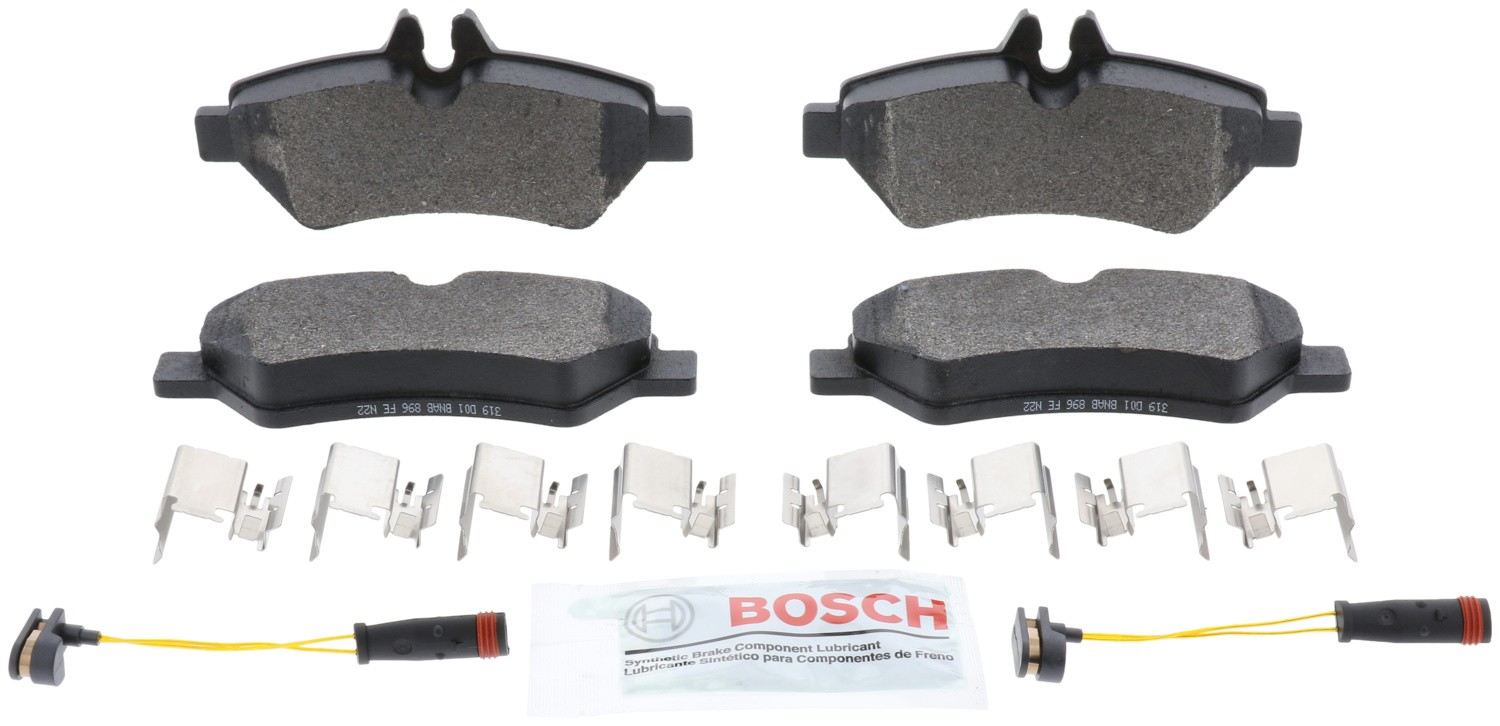 Front View of Rear Disc Brake Pad Set BOSCH BE1317H