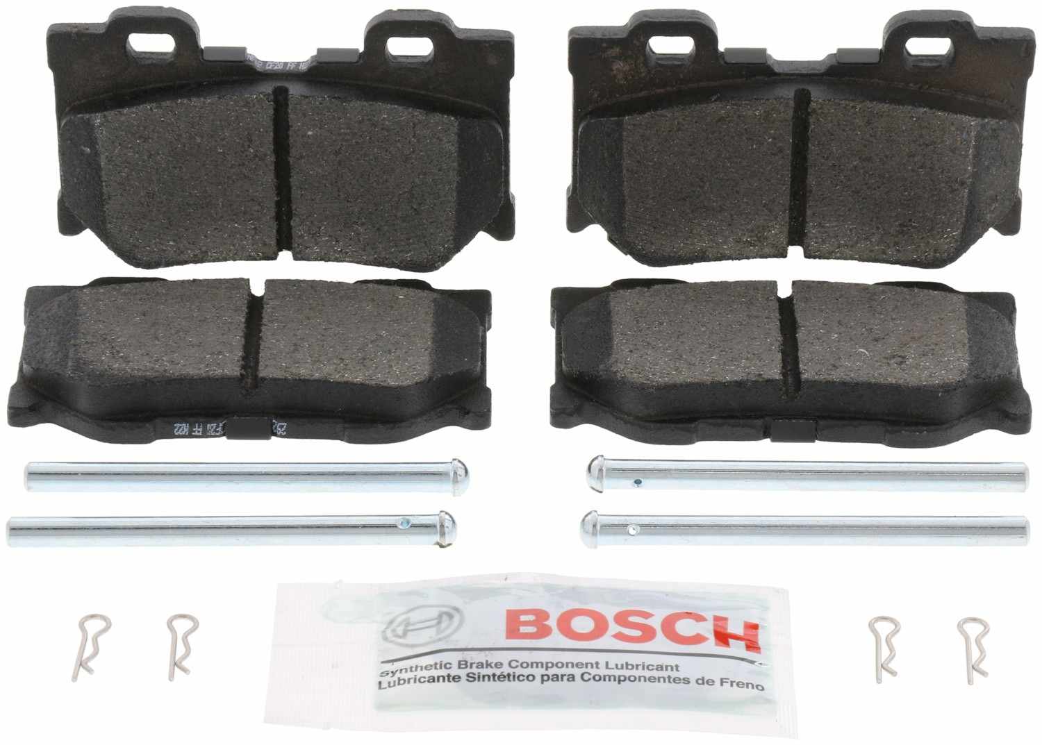 Front View of Rear Disc Brake Pad Set BOSCH BE1347H