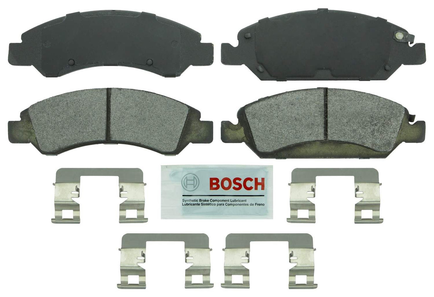 Front View of Front Disc Brake Pad Set BOSCH BE1363H