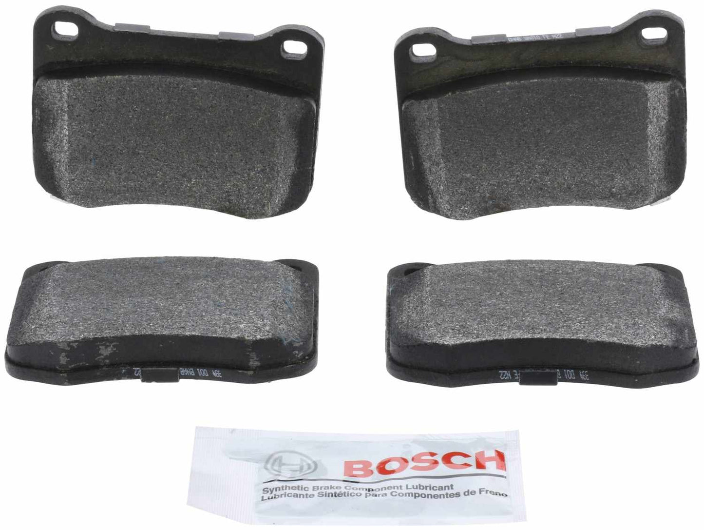 Front View of Rear Disc Brake Pad Set BOSCH BE1366