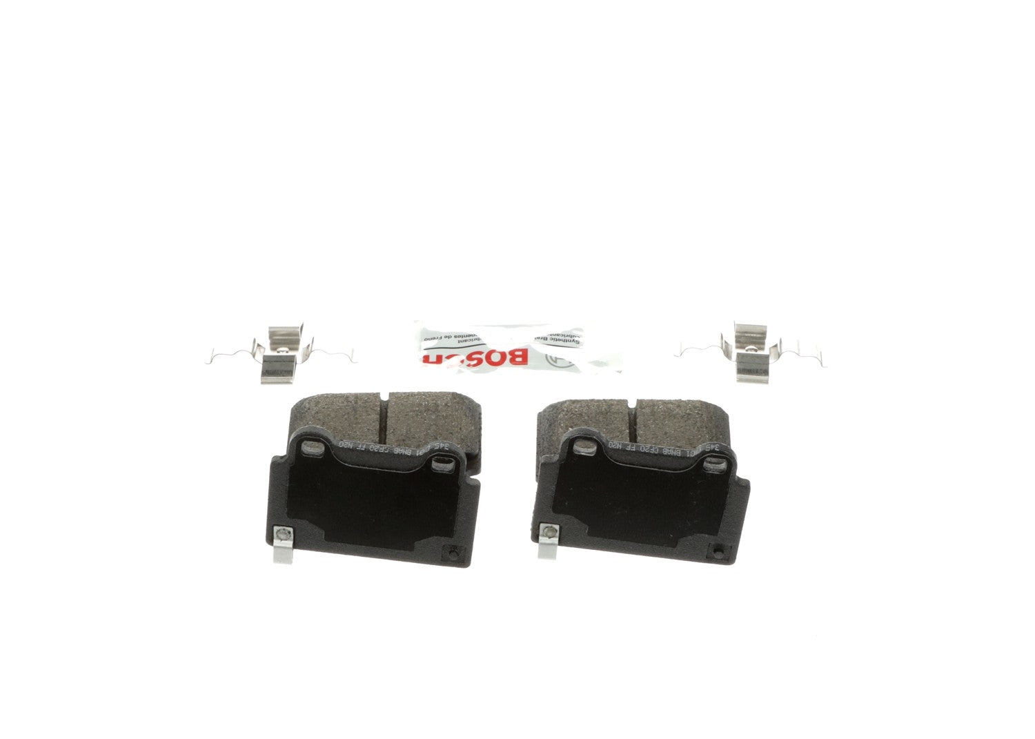 Back View of Rear Disc Brake Pad Set BOSCH BE1368H