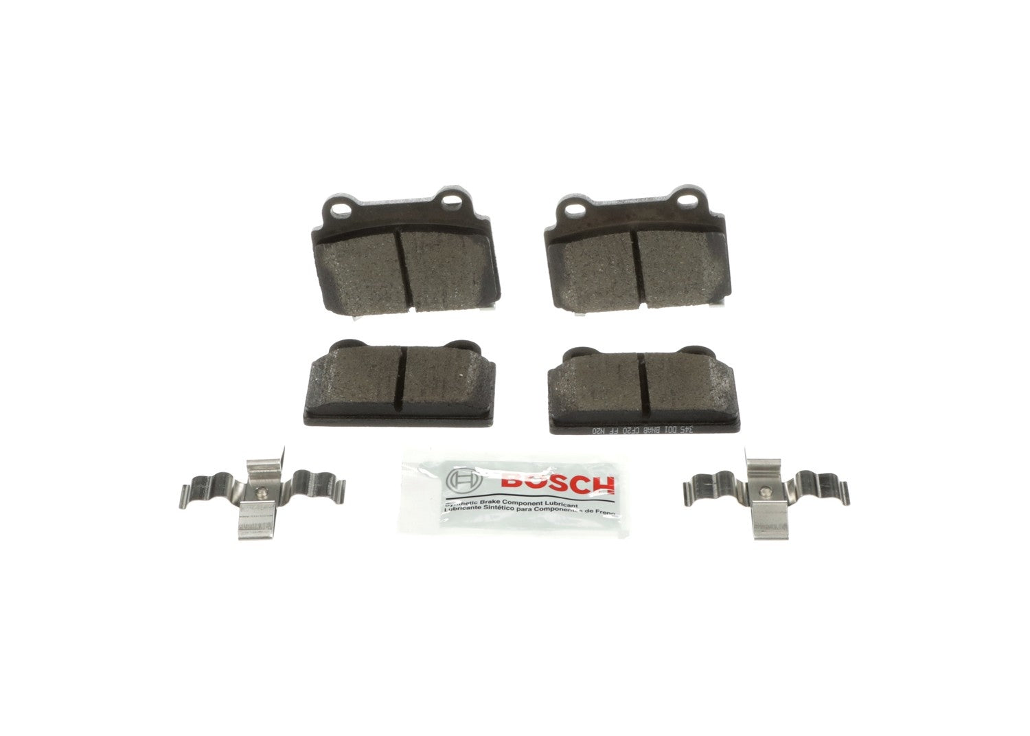 Front View of Rear Disc Brake Pad Set BOSCH BE1368H