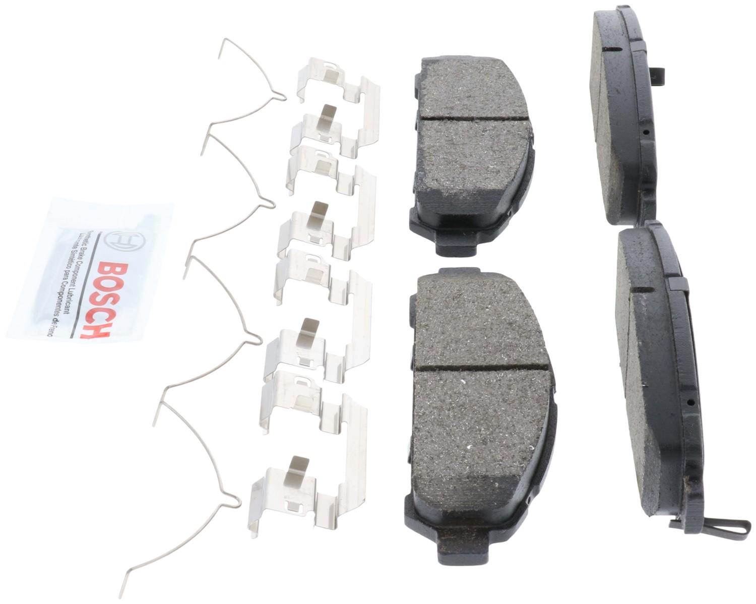 Left View of Front Disc Brake Pad Set BOSCH BE1401H