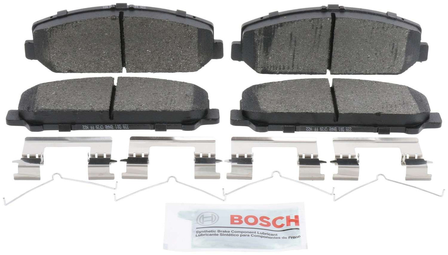 Front View of Front Disc Brake Pad Set BOSCH BE1509H