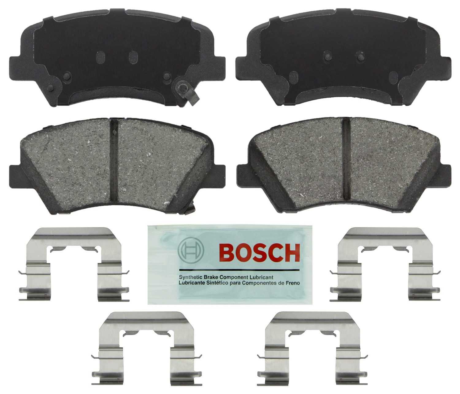 Top View of Front Disc Brake Pad Set BOSCH BE1543H