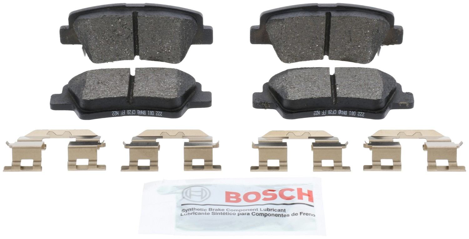 Front View of Rear Disc Brake Pad Set BOSCH BE1544H