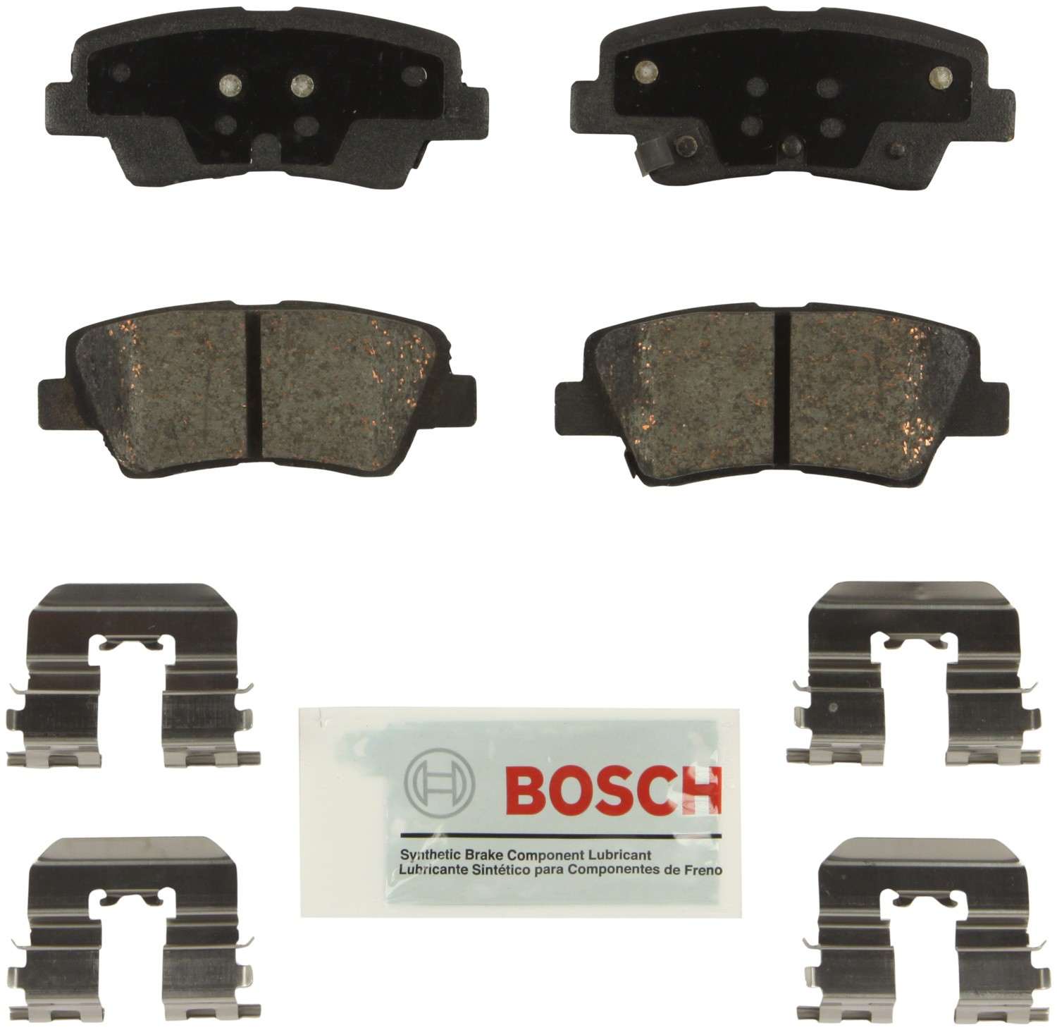 Kit View of Rear Disc Brake Pad Set BOSCH BE1544H