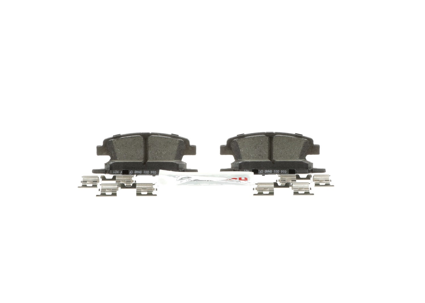 Front View of Rear Disc Brake Pad Set BOSCH BE1551H