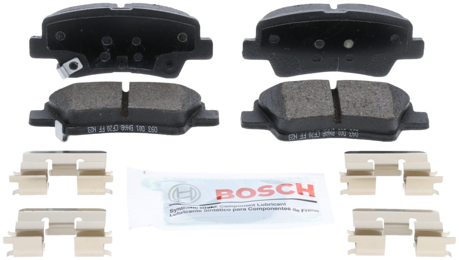 Front View of Rear Disc Brake Pad Set BOSCH BE1594H