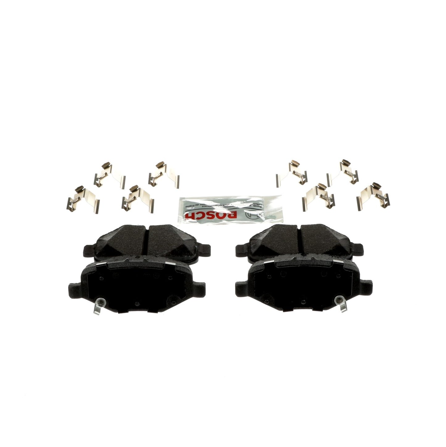 Back View of Rear Disc Brake Pad Set BOSCH BE1612H