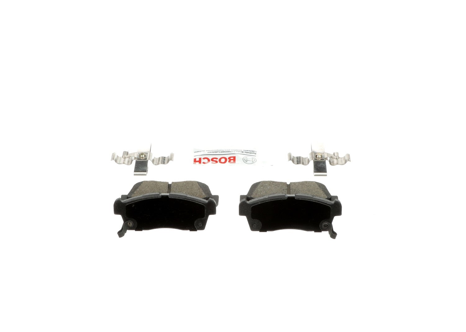 Back View of Front Disc Brake Pad Set BOSCH BE1658H