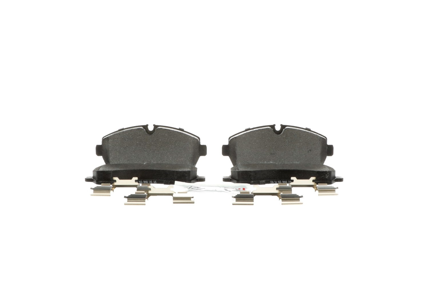 Front View of Front Disc Brake Pad Set BOSCH BE1699H