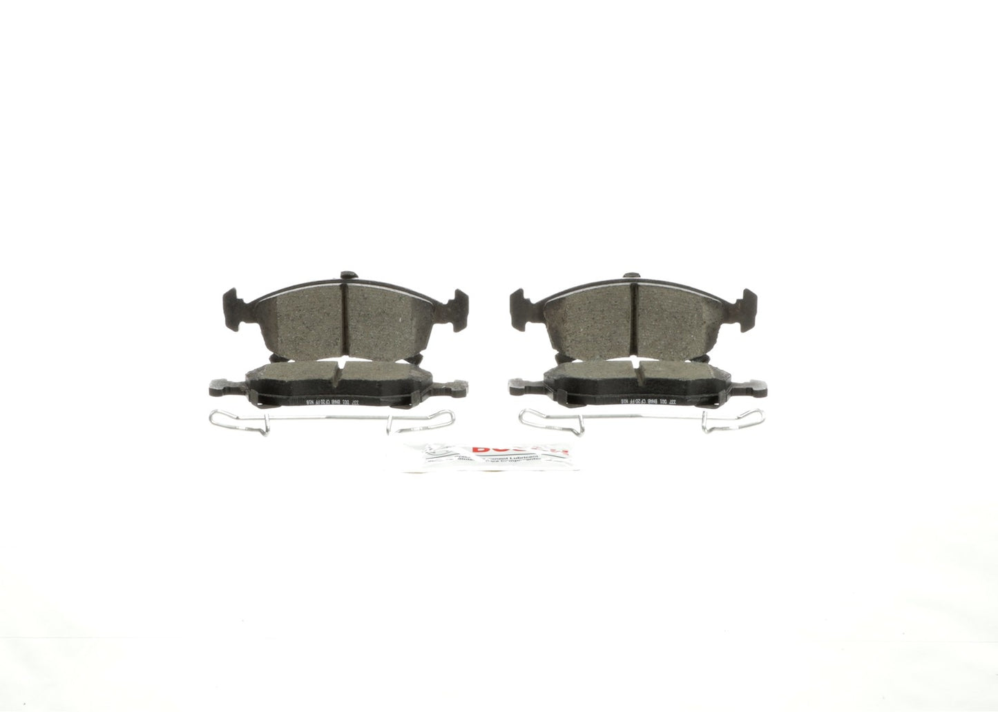 Front View of Front Disc Brake Pad Set BOSCH BE1720H