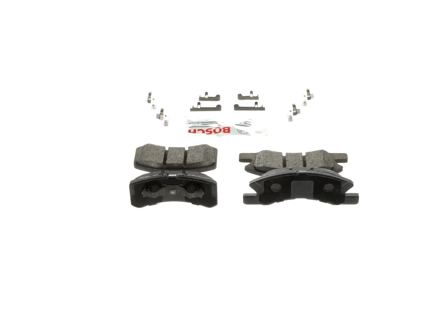 Back View of Front Disc Brake Pad Set BOSCH BE1731H