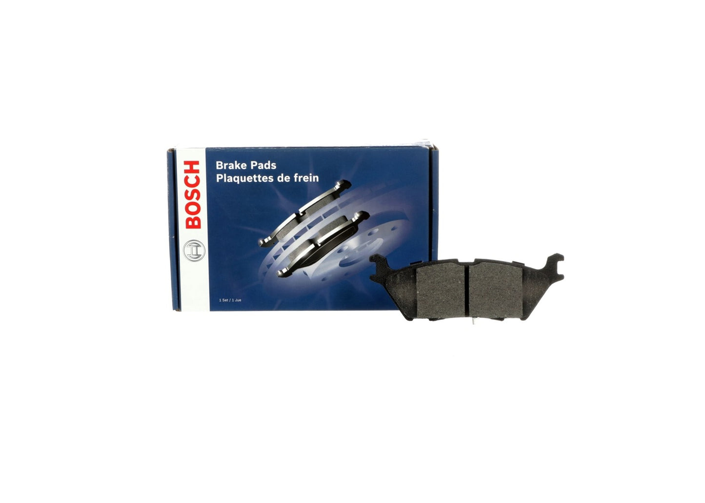 Front View of Rear Disc Brake Pad Set BOSCH BE1790H