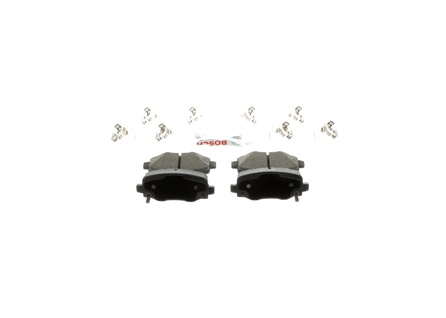 Back View of Rear Disc Brake Pad Set BOSCH BE1809H