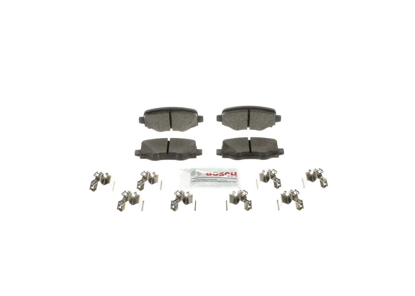 Front View of Rear Disc Brake Pad Set BOSCH BE1809H