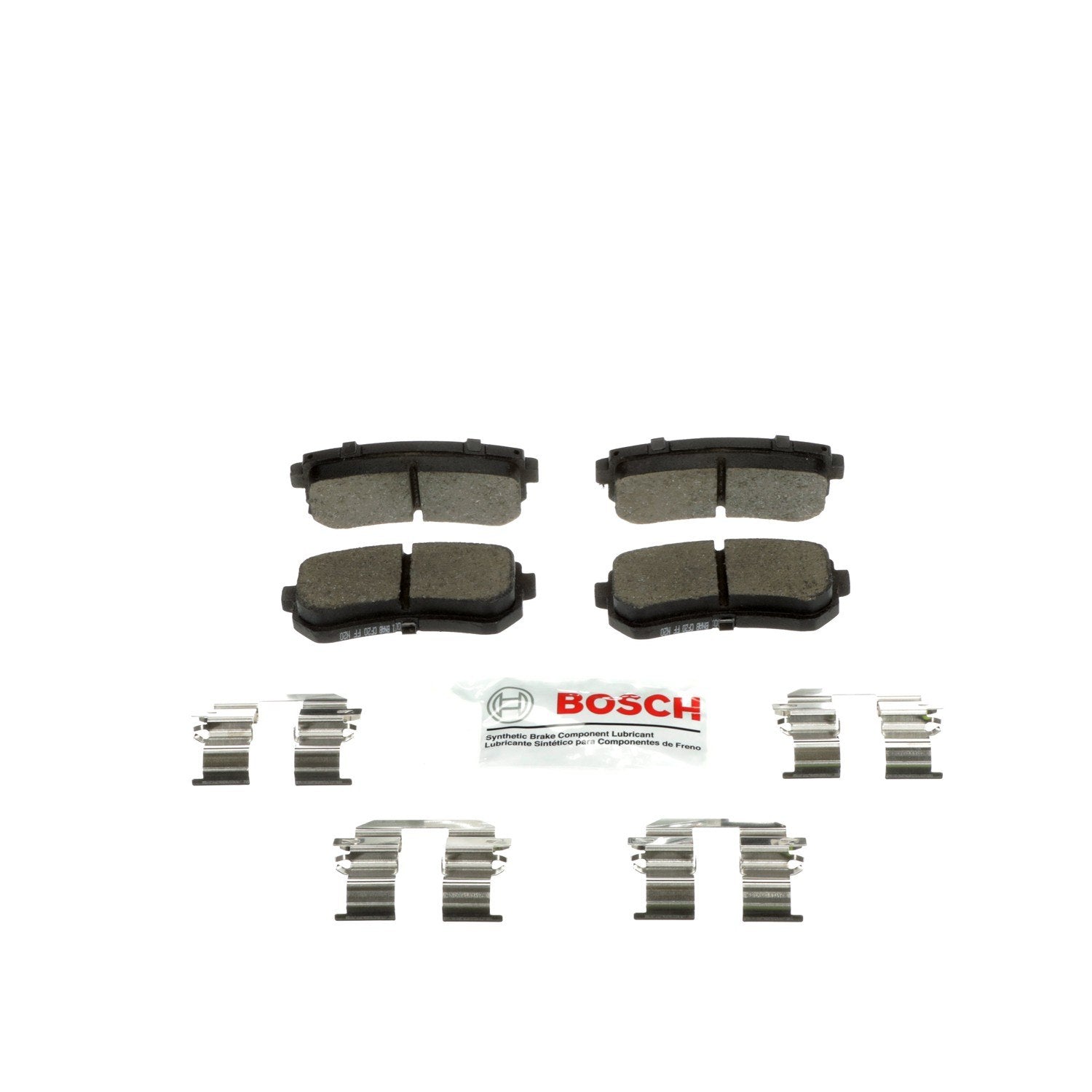 Front View of Rear Disc Brake Pad Set BOSCH BE2188H