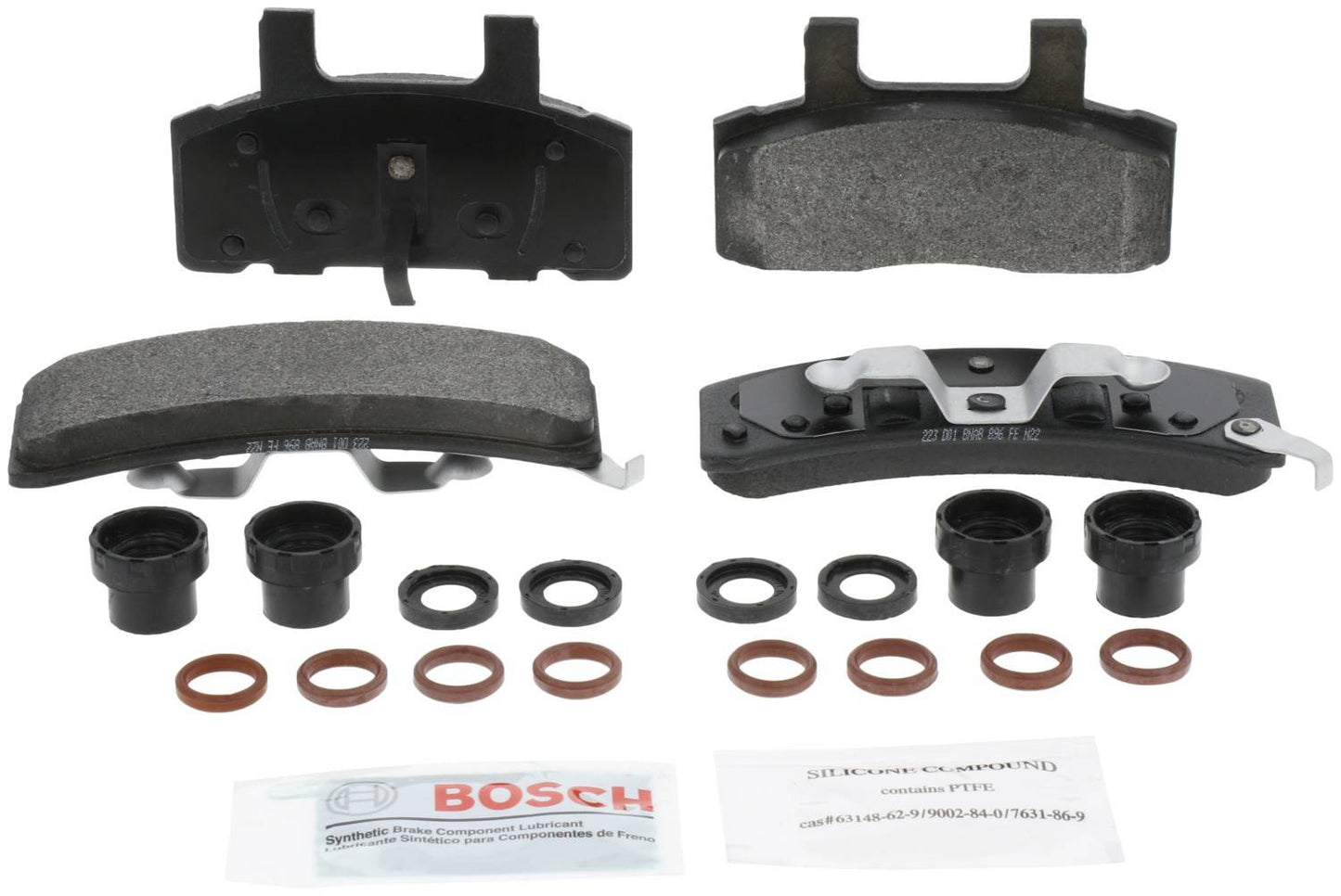 Front View of Front Disc Brake Pad Set BOSCH BE369H