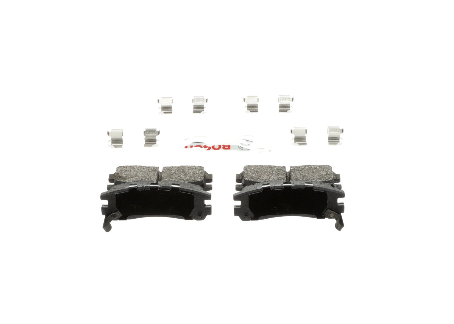 Back View of Rear Disc Brake Pad Set BOSCH BE383H