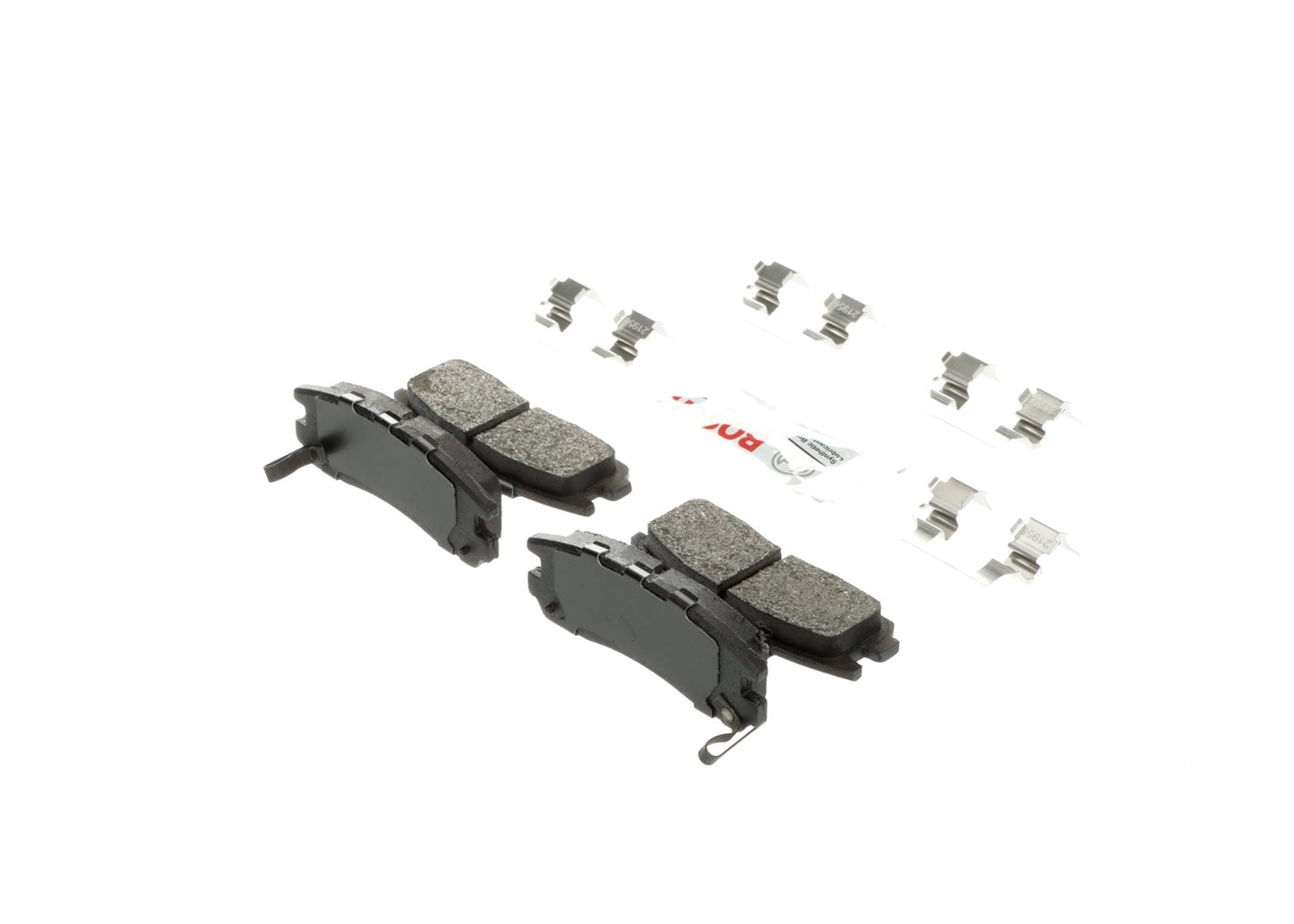 Left View of Rear Disc Brake Pad Set BOSCH BE383H