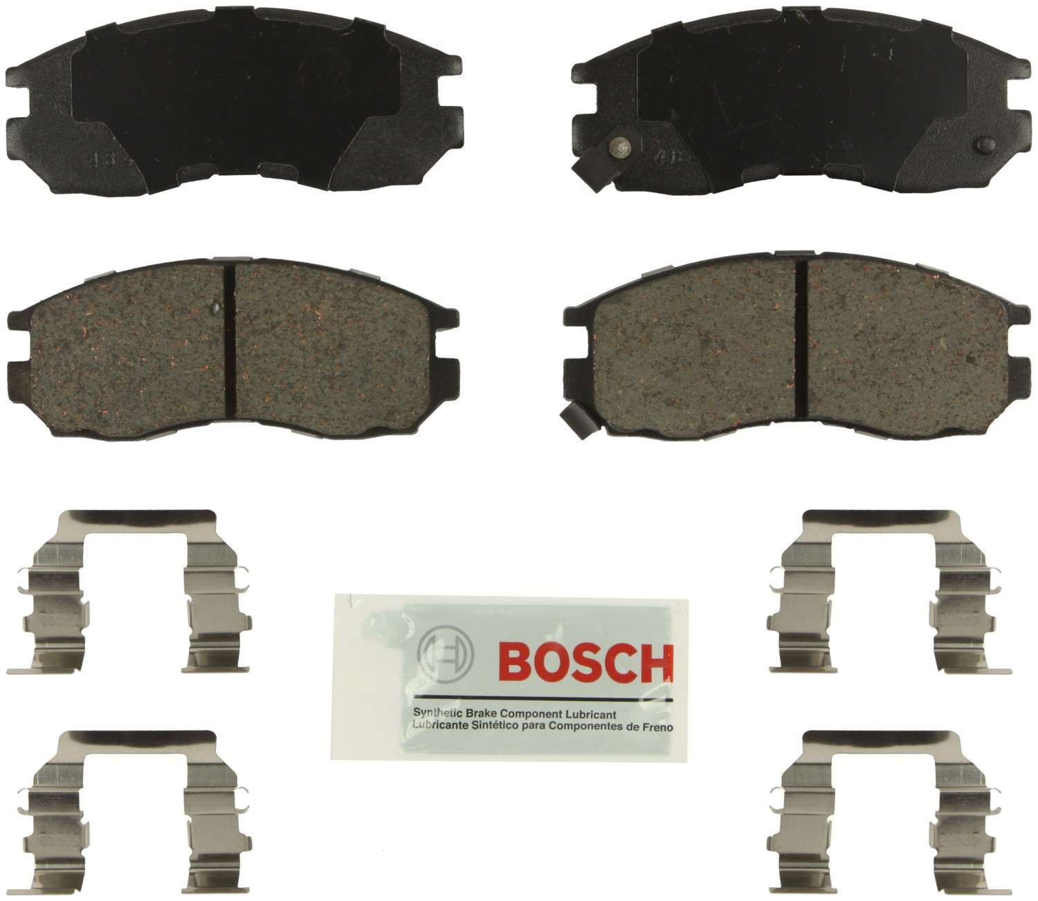 Kit View of Front Disc Brake Pad Set BOSCH BE484H