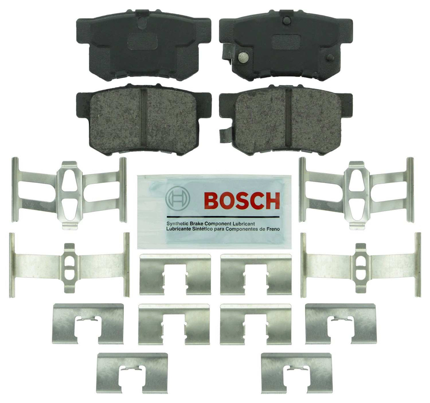 Top View of Rear Disc Brake Pad Set BOSCH BE537H