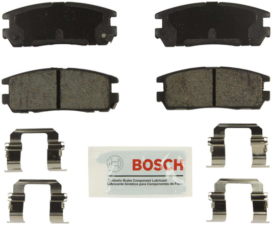 Front View of Rear Disc Brake Pad Set BOSCH BE580H